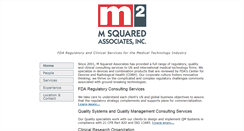 Desktop Screenshot of msquaredassociates.com